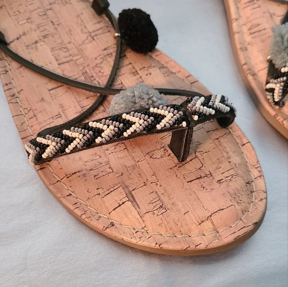 Sam Edelman "Lisbeth Festival" Lace Up Sandals - Picture 5 of 7